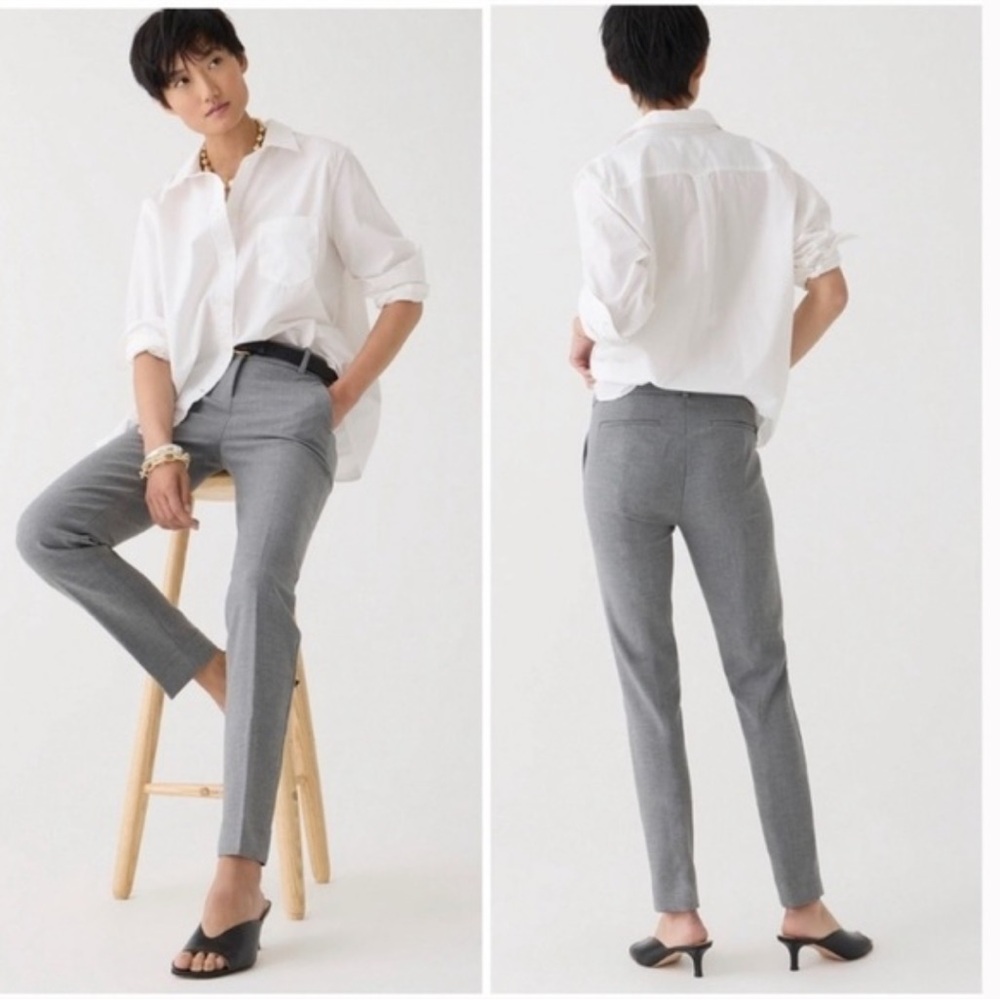 J.Crew 365 Full Length Everyday Wool Slim Straight
